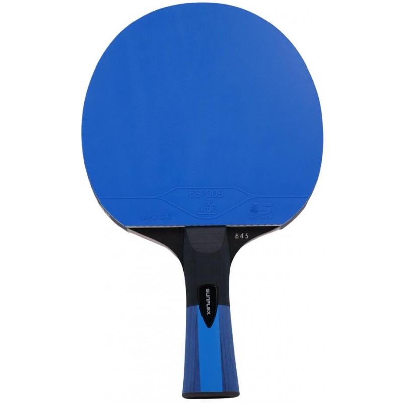 SUNFLEX B45 - BLUE RUBBER - TABLE TENNIS BAT