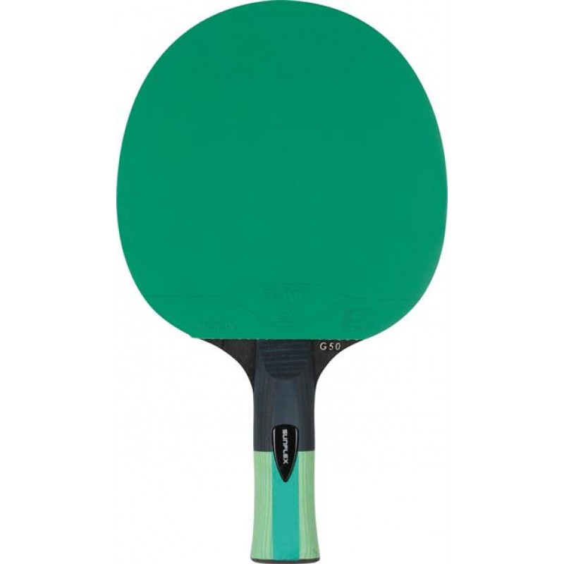 SUNFLEX G50 - GREEN RUBBER - TABLE TENNIS BAT