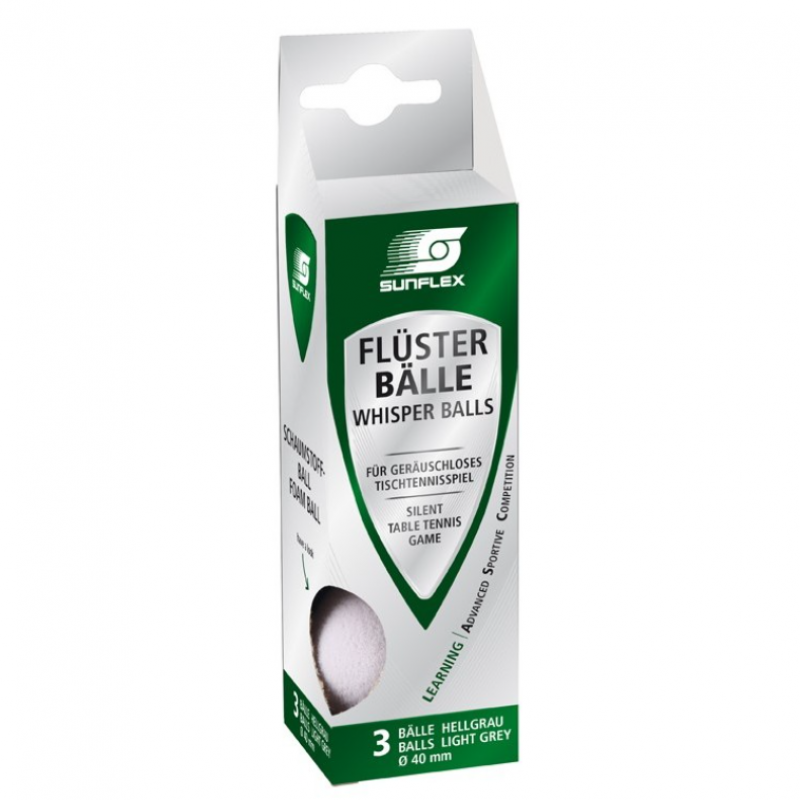 SUNFLEX WHISPER TABLE TENNIS BALLS